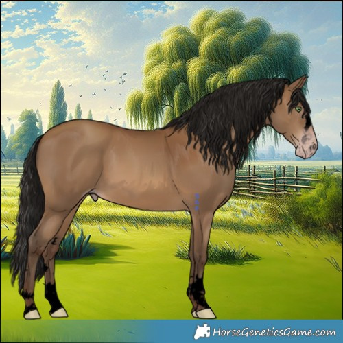Horse Color:Gray Void Amber Champagne 