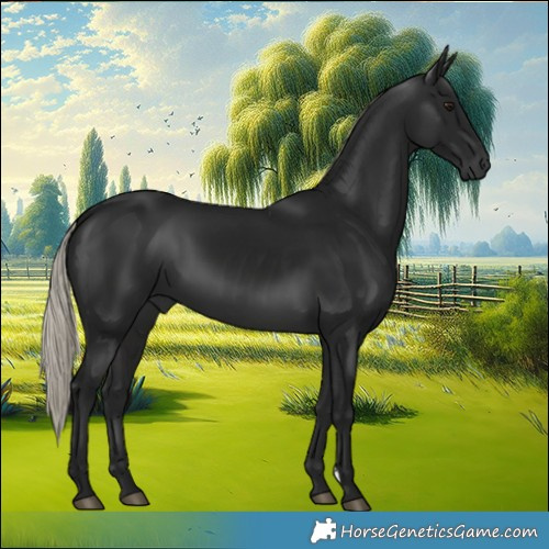 Horse Color:Gray Silver Brown 