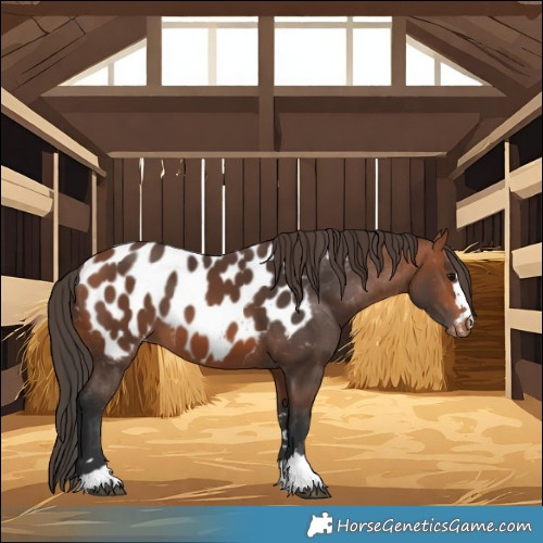 Horse Color:Bay Near Leopard 