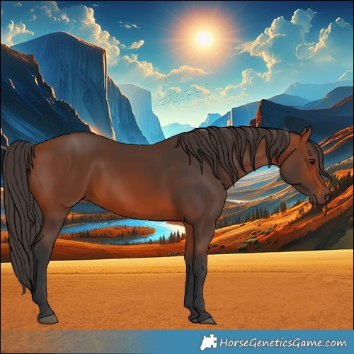 Horse Color:Bay 