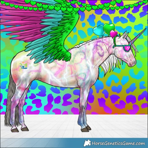 Horse Color:Liver Red Dun Mushroom Fewspot 