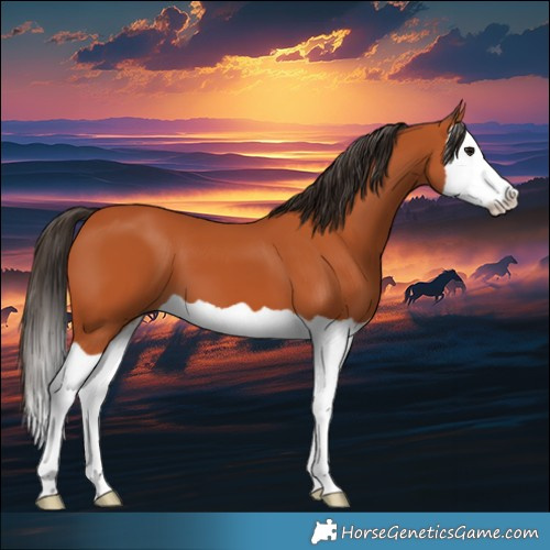 Horse Color:Bay Splash 
