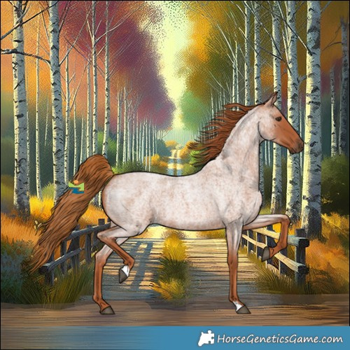 Horse Color:Red Roan 