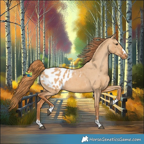 Horse Color:Red Dun Appaloosa 