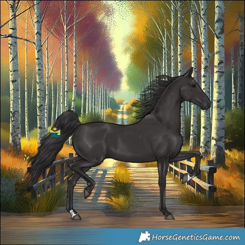 Horse Color:Smoky Black 