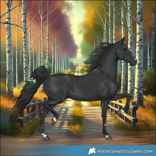 Horse Color:Black 