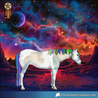 Horse Color:Painted Watercolor Bay Onyx Tobiano 
