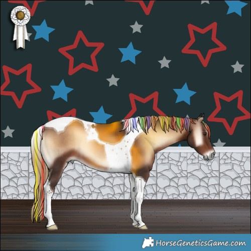 Horse Color:Painted Liver Red Onyx Tobiano