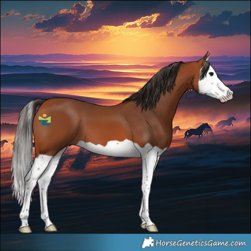 Horse Color:Bay Splash 