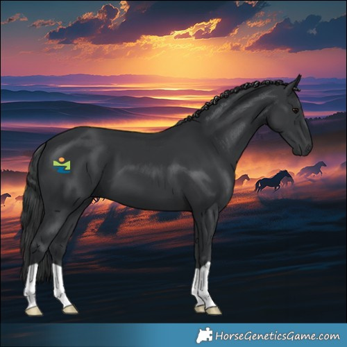 Horse Color:Black 