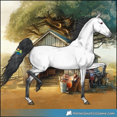 Horse Color:Platinum Bay Chinchilla