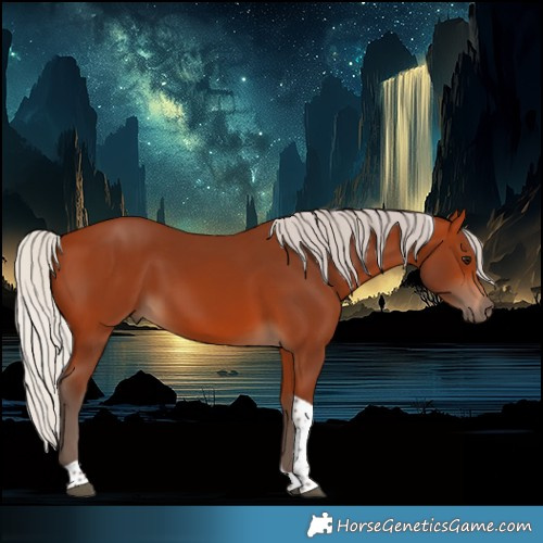 Horse Color:Silver Bay Tobiano 