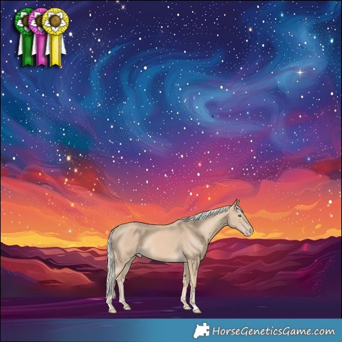Horse Color:Cremello 