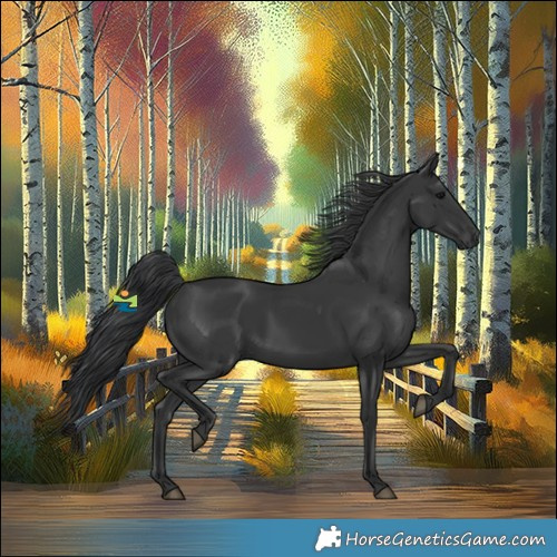 Horse Color:Black 