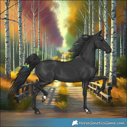 Horse Color:Black 