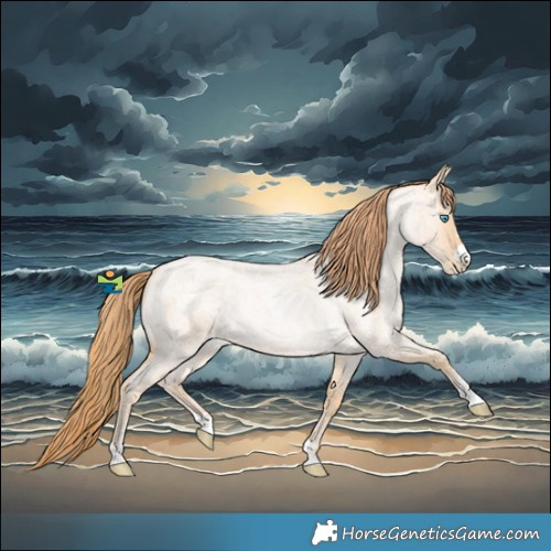 Horse Color:Buckskin Roan Pearl 