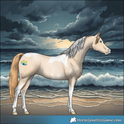 Horse Color:Buckskin Pearl Sabino Tobiano 