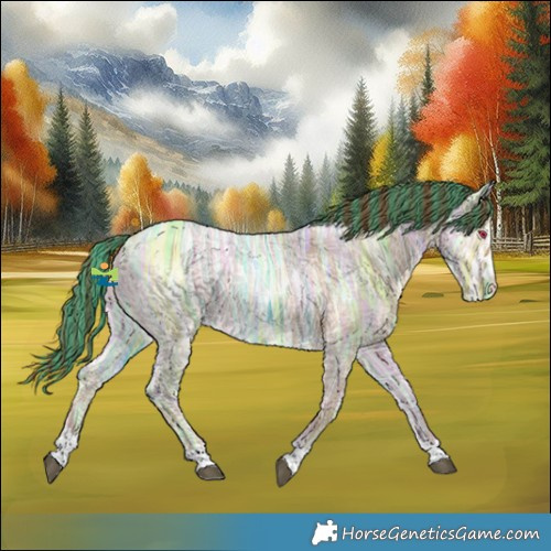 Horse Color:Painted Red Dun Ice