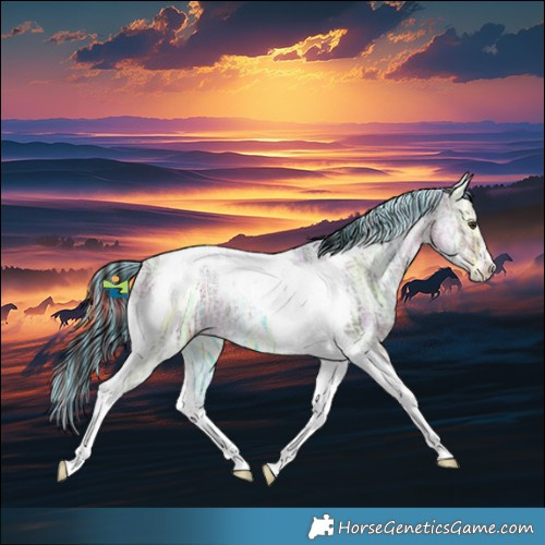 Horse Color:Painted Plaid Liver Chestnut Ice Tobiano