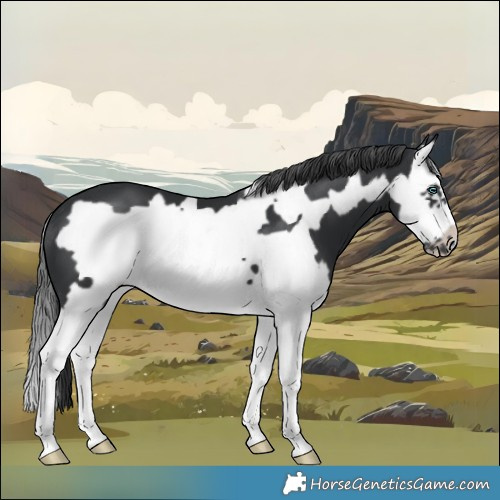 Horse Color:Black Splash Frame 