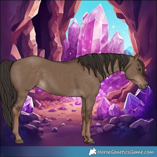 Horse Color:Liver Red Dun Rabicano 