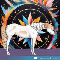 Horse Color:Chestnut Splash Tobiano Appaloosa