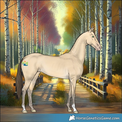 Horse Color:Amber Cream Champagne Dun 