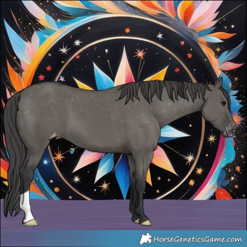 Horse Color:Grullo Appaloosa 