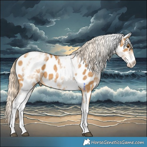 Horse Color:White Spotted Palomino Appaloosa Rabicano 