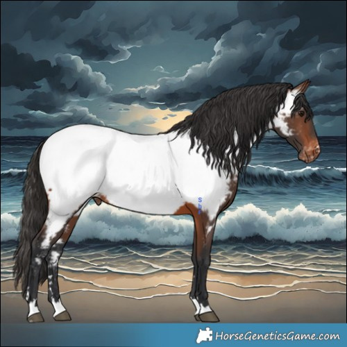 Horse Color:Brown Appaloosa 