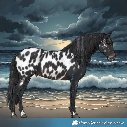 Horse Color:Brown Appaloosa 