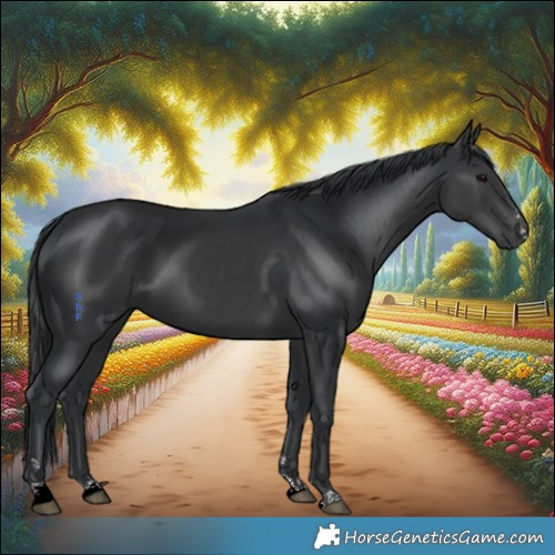 Horse Color:Black 
