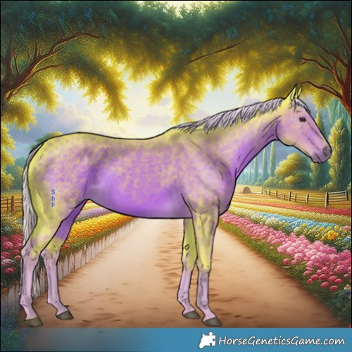 Horse Color:Watercolor Chocolate Palomino 