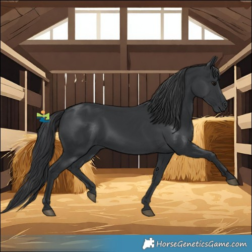 Horse Color:Black 