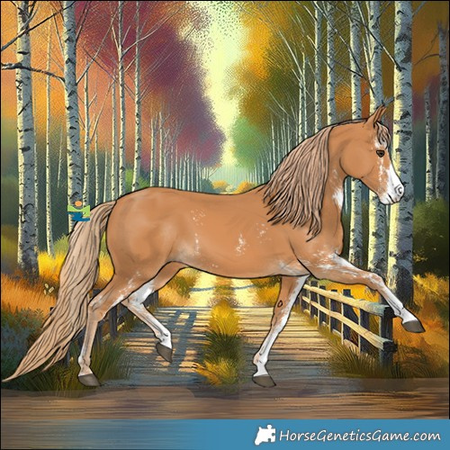 Horse Color:Chestnut Sabino 