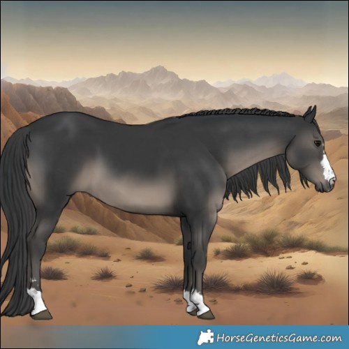 Horse Color:Black 