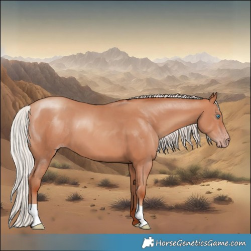 Horse Color:Silver Sable Champagne
