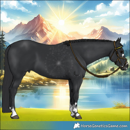 Horse Color:Black 