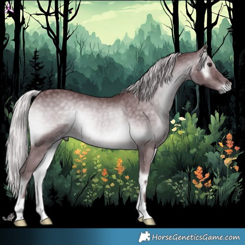 Horse Color:Chocolate Silver Blue Onyx Chinchilla 