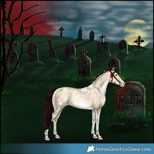 Horse Color:White Spotted Chocolate Bay Snowdrop Pearl Dun Mushroom Tobiano Rabicano 