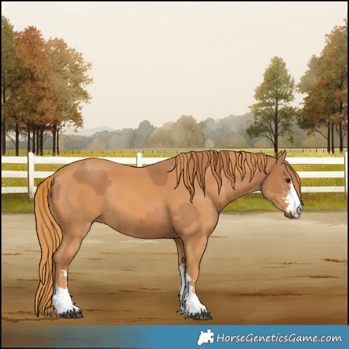 Horse Color:Chestnut  and Chestnut 