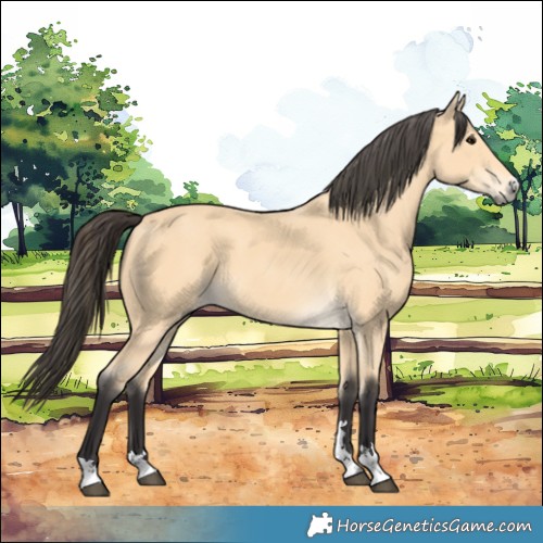 Horse Color:Buckskin 