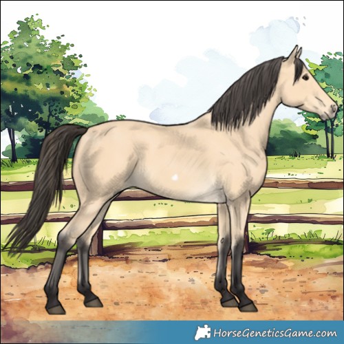 Horse Color:Buckskin Frame 
