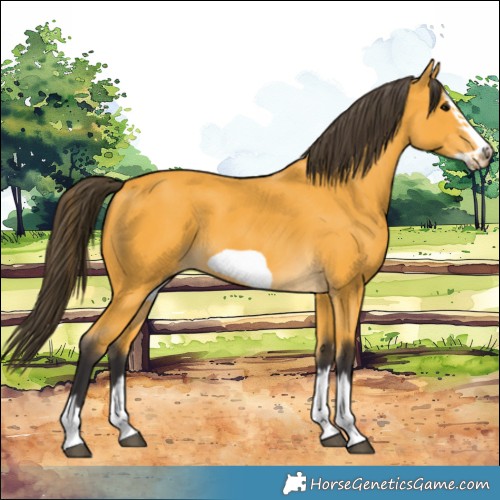 Horse Color:Buckskin Frame 