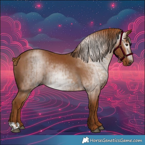 Horse Color:Gray Chestnut and Gray Chestnut