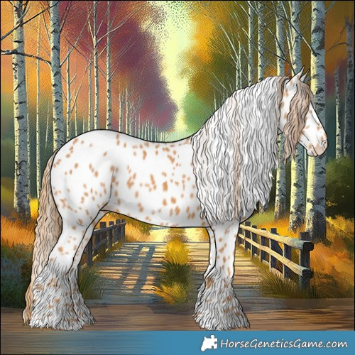Horse Color:Chestnut Appaloosa 