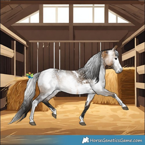 Horse Color:Gray Buckskin Tobiano Frame  and Gray Bay Tobiano Frame 