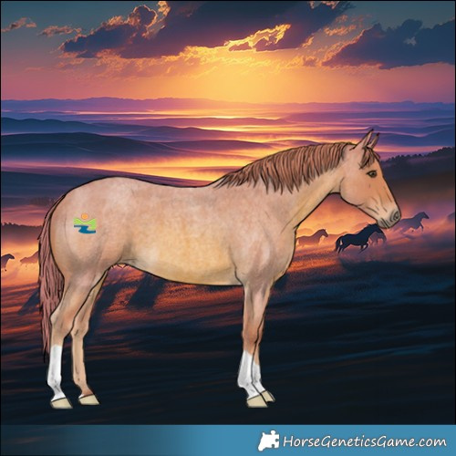 Horse Color:Watercolor Red Roan 