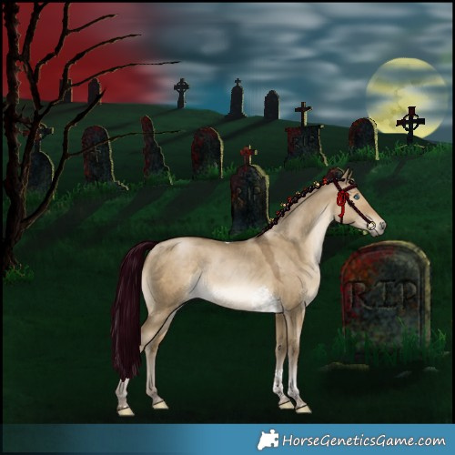 Horse Color:Gray Grullo Snowdrop Pearl Mushroom Tobiano Rabicano