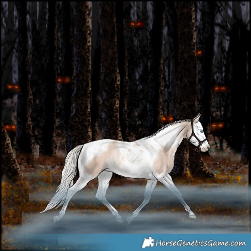 Horse Color:Silver Sable Champagne Dun Mushroom Splash Tobiano Rabicano 